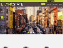 Tablet Screenshot of lyncstate.com